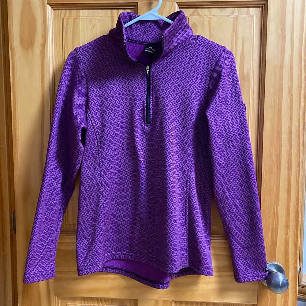 Kerrits Fleece Lined Quarter Zip Equestrian Riding Shirt